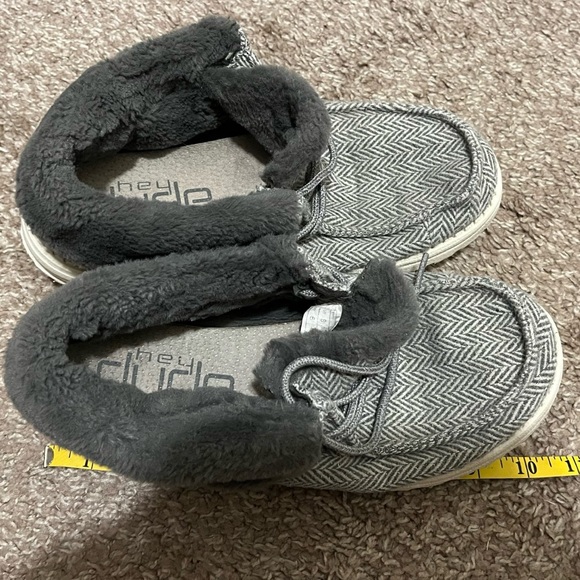 Hey Dude Britt Folder Over Boot -Herringbone Grey - Picture 7 of 7